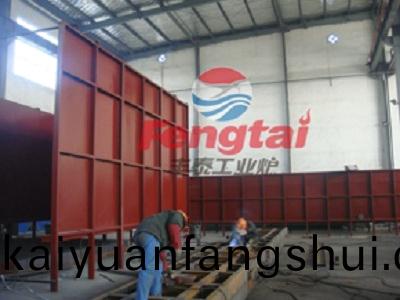 热处理炉施工现场